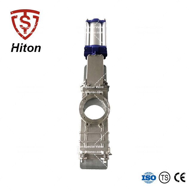 氣動(dòng)穿透式刀型閘閥