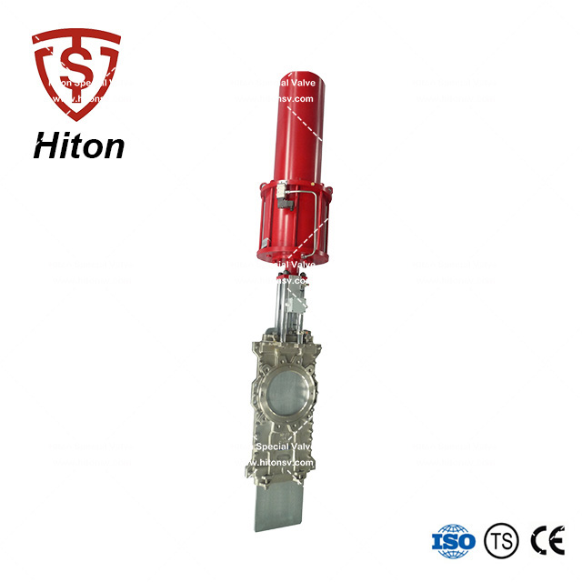 氣動(dòng)穿透式漿閘閥